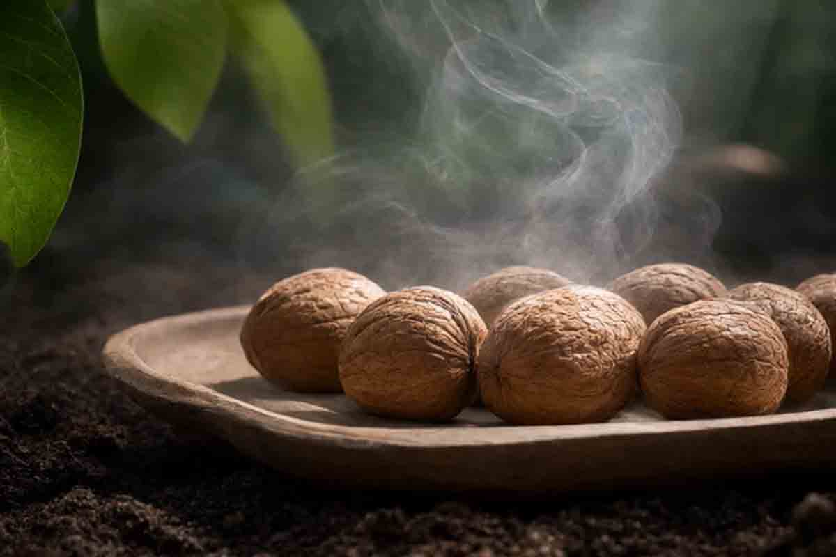 بذر گردو و عصاره دود + بررسی اثر احتمالی ترکیبات دود بر تحریک جوانه‌زنی